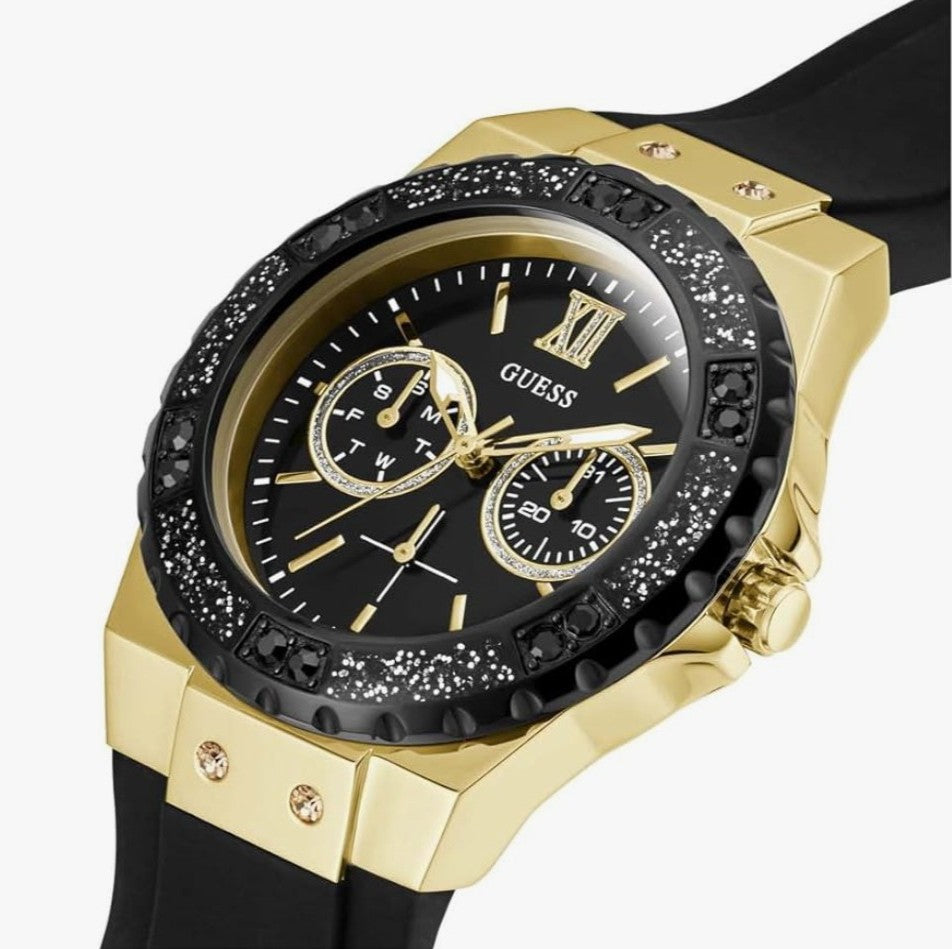 Guess dorado fondo negro GW0202G1